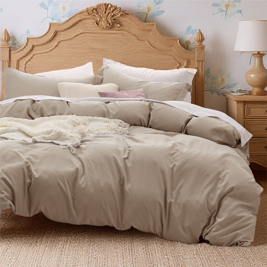 Bedsure Super Soft Prewashed Duvet Cover Set 109gsm GentleSoft™️